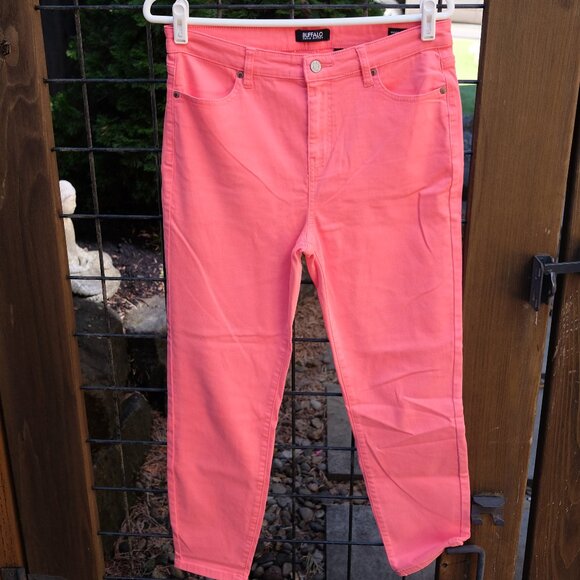 Buffalo David Bitton coral colored women's stretchy ankle denim size 8/29 - Picture 1 of 5